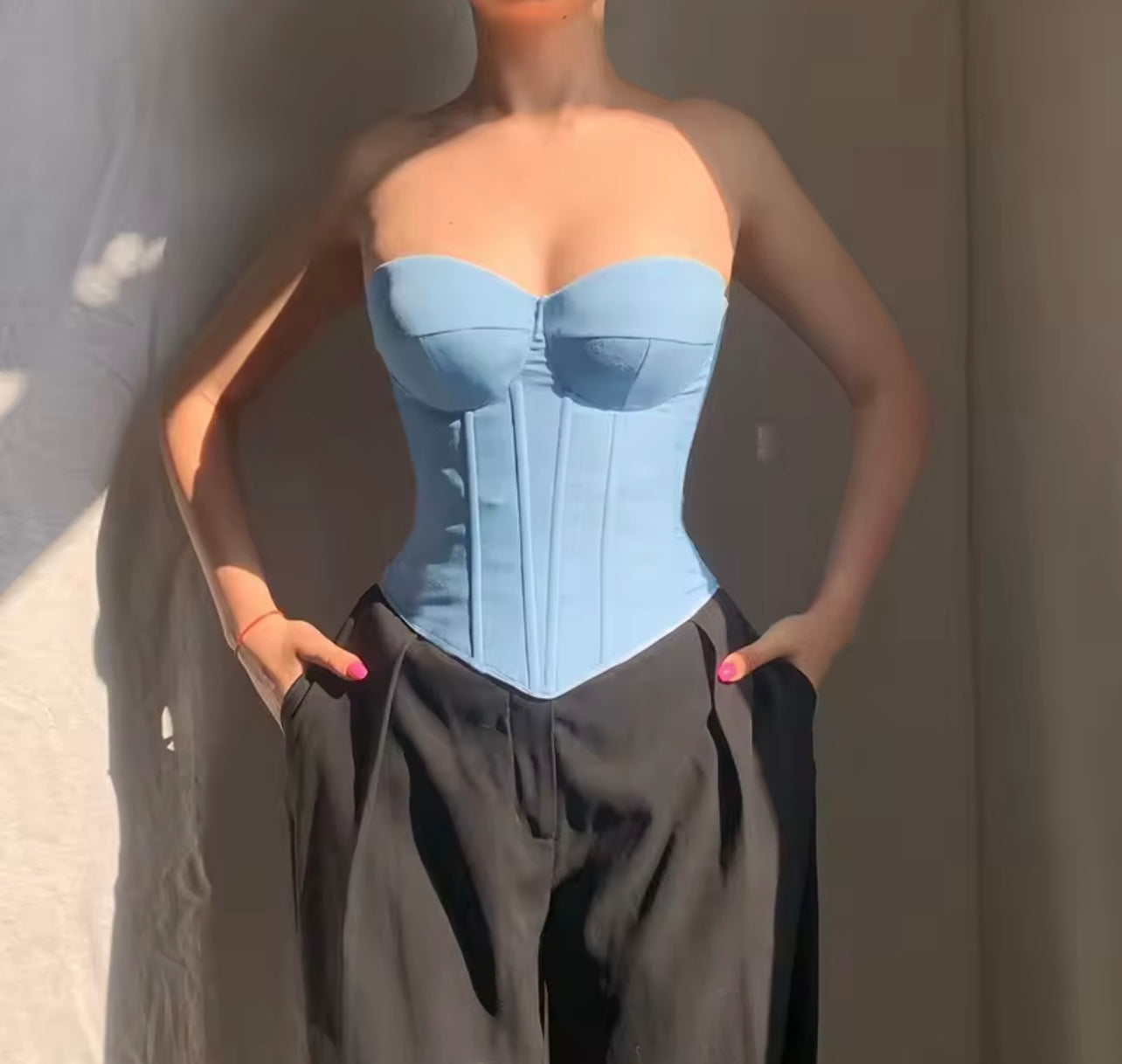BLUE CORSET