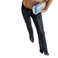 BLACK LEATHER PANTS